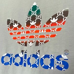 RARE ADIDAS x GUCCI Small Tshirt unisex